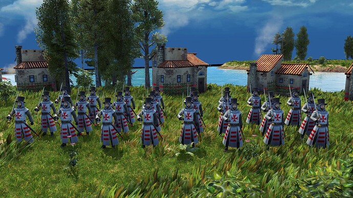 AoE III DE Maltese Dignitaries Hospitaller during the day