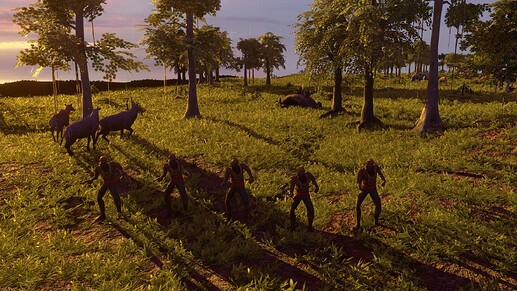 AoE III DE Marathan Dacoit at sunset