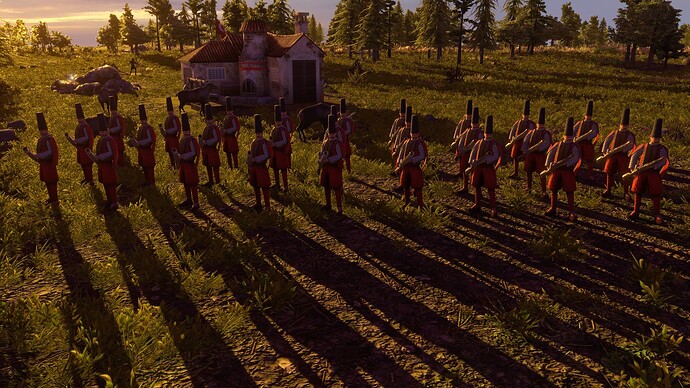 AoE III DE Ottoman Grenade Launcher Humbaraci at sunset