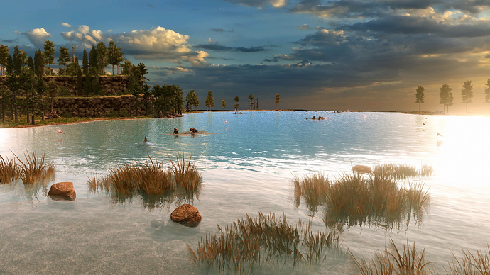 AoE III DE Caspian Sea at sunrise