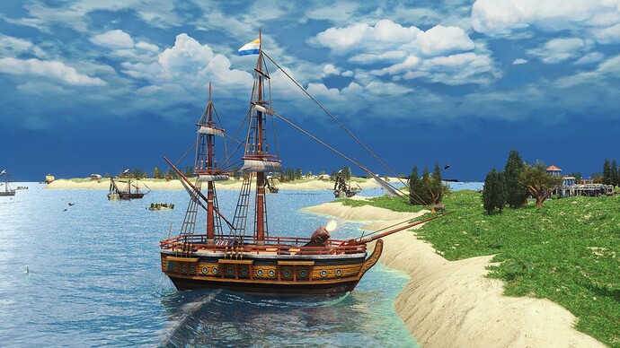 AoE III DE Dutch Monitor bombardment during the day