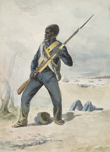 Afrikaanse soldaat
