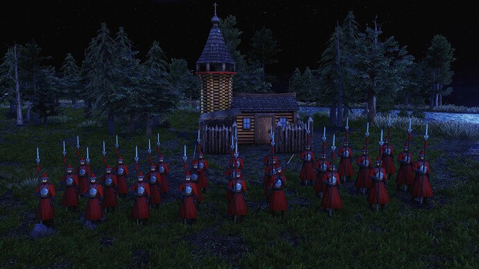 AoE III DE Russian Poruchik during the night