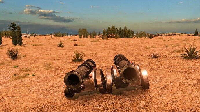 AoE III DE Ottoman Great Bombard at sunrise