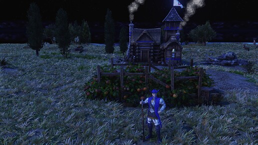 AoE III DE Default Portuguese Explorer during the night