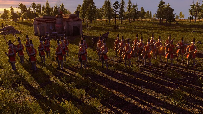 AoE III DE Ottoman Grenade Launcher Ulufeli at sunset