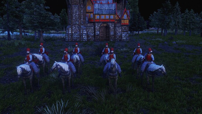 AoE III DE Russian Cossack at night