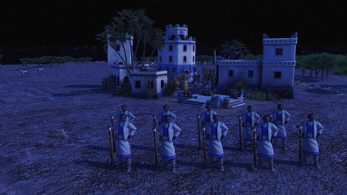 AoE III DE Somali Darood Militia during the night