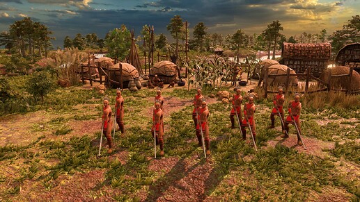 AoE III DE Cherokee Rifleman at sunrise