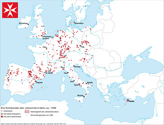Johanniterorden_in_Europa_1300