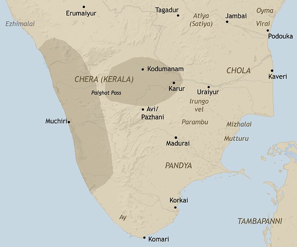 Chera Dynasty (between the 200s BCE and the 1100s CE)