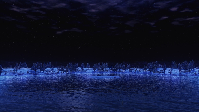 AoE III DE Hudson Bay during the night