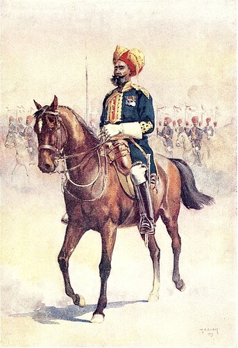 14th_Murrays_Jat_Lancers_(Risaldar_Major)by_AC_Lovett(1862-1919)