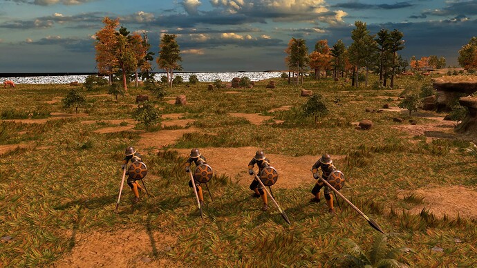 AoE III DE Dutch Waardgelders at sunrise