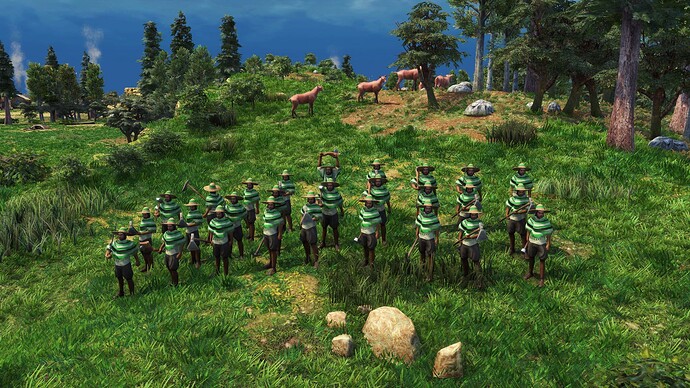 AoE III DE Mexicans Veteran Insurgente during the day