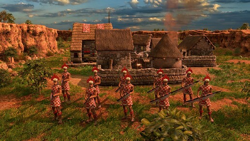 AoE III DE Quechua Huaminca at sunrise