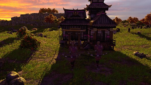 AoE III DE Nakano Takeko at sunset