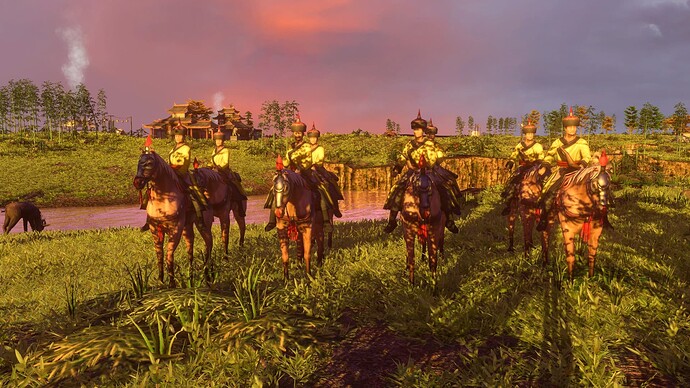 AoE III DE Chinese Honored Keshik at sunset