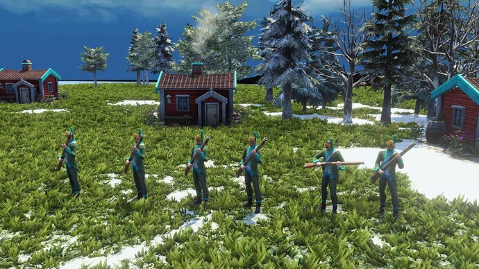AoE III DE Swedes Savolax Jaeger during the day