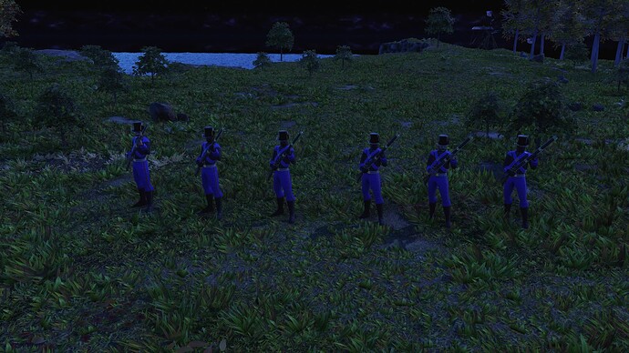 AoE III DE United States Marines during the night
