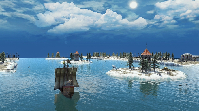AoE III DE Gotland during the day