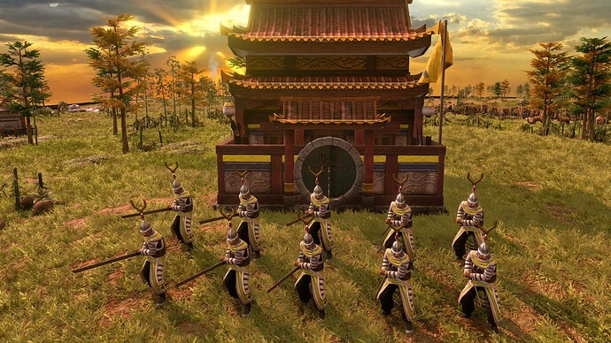 AoE III DE Chinese Honored Changdao at sunrise