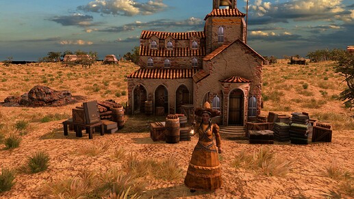 AoE III DE Adelita at sunrise