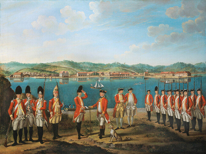 Redcoat painting 1769