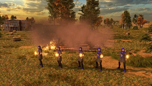 AoE III DE Inquisitor at sunrise