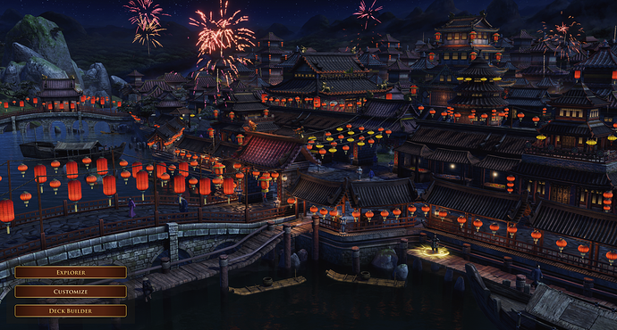 AoE III DE Beijing Fireworks at night