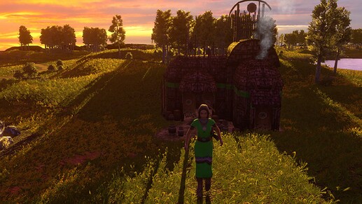 AoE III DE Nonahkee at sunset