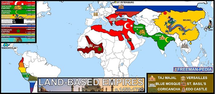 LAND+EMPIRES+MAP+AP+WORLD+HISTORY+FREEMANPEDIA+MODERN