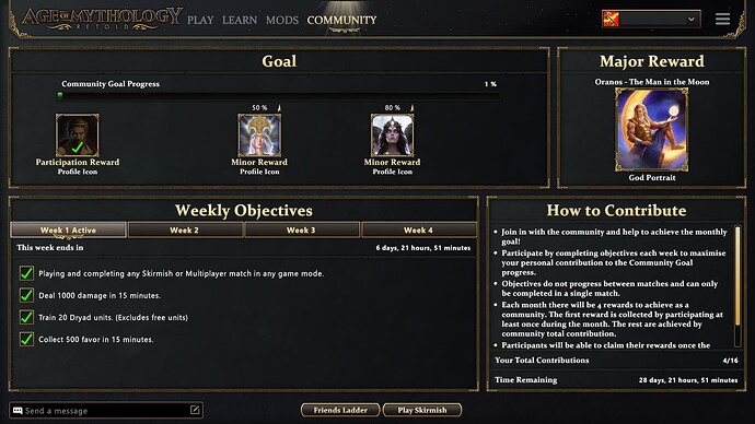 AoMR The Man in the Moon community event week 1