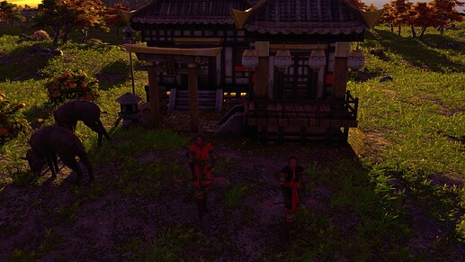 AoE III DE Kunoichi at sunset