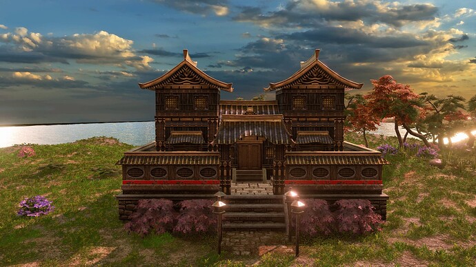 AoE III DE Toshogu Shrine at sunrise