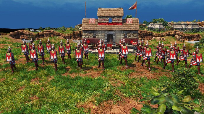 AoE III DE Inca Elite Huaraca during the day