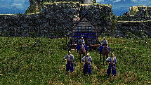 AoE III DE Cossack Daredevil during the day