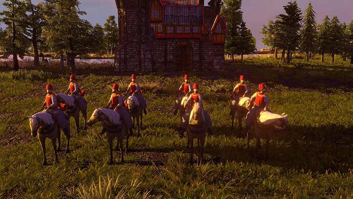 AoE III DE Russian Cossack at sunset
