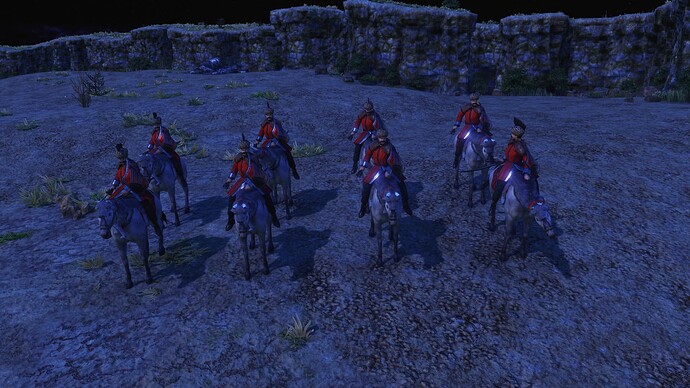 AoE III Ottoman Veteran Deli during the night
