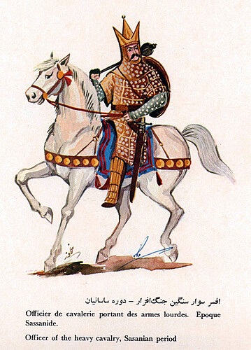 Sassanian Persian Heavy Cavalry Padan Officer