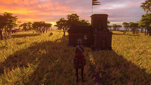 AoE III DE Ethiopians Prince at sunset
