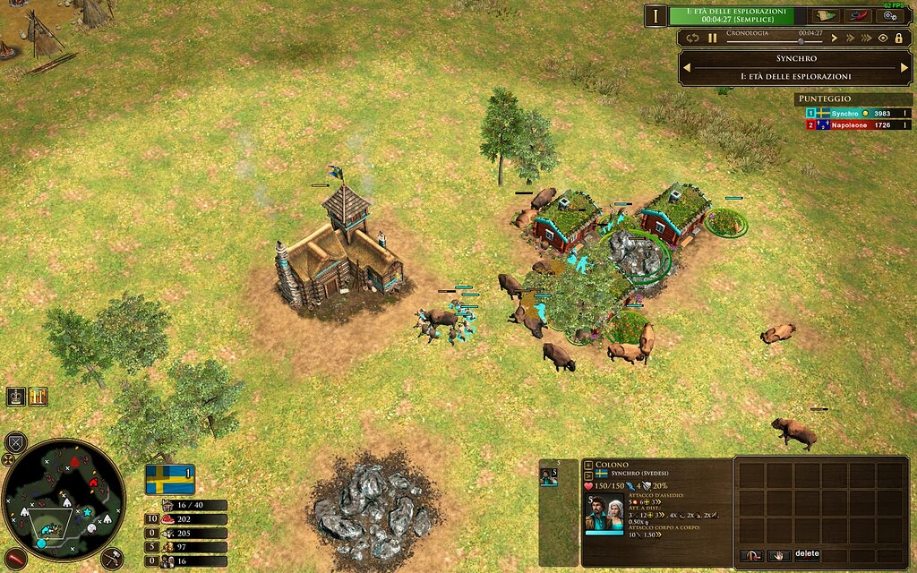 The settlers kill the animal that stands in their way without the