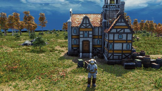 AoE III DE Astronaut armed with a Laser Gun during the day