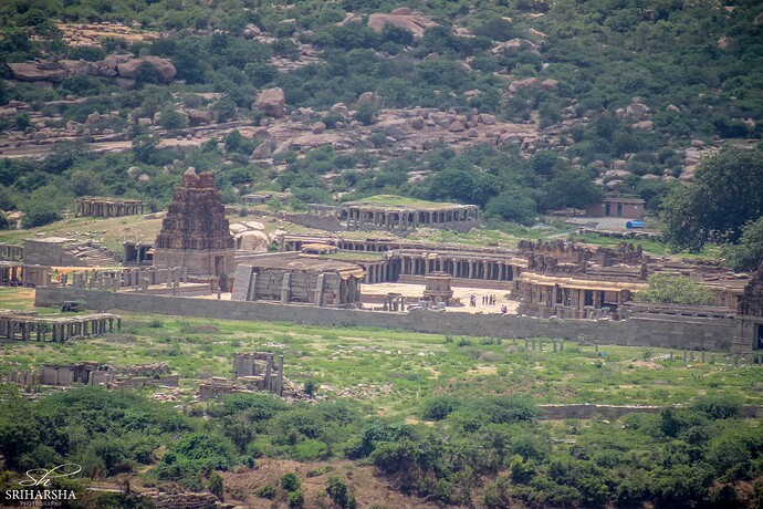 Templo Vittala - visão de longe do complexo