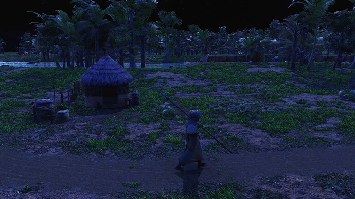 AoE III DE Trader during the night