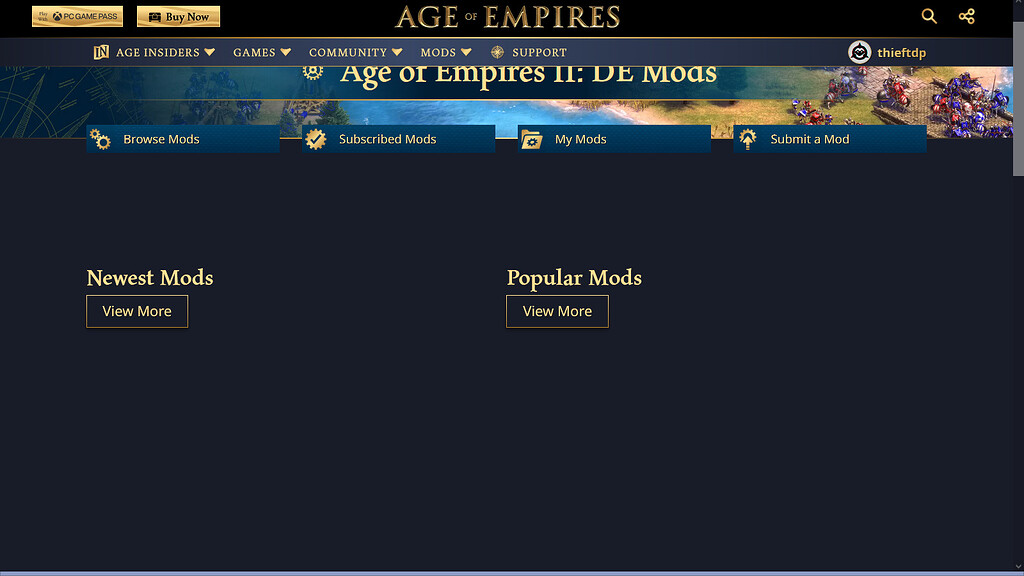 No longer able to update mod, both in game or