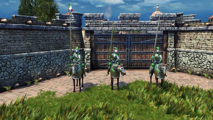 AoE III DE Italians Papal Lancer during the day
