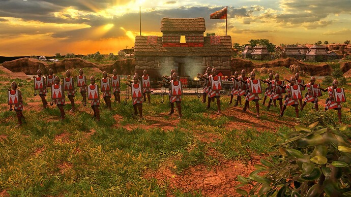 AoE III DE Inca Huaraca at sunrise