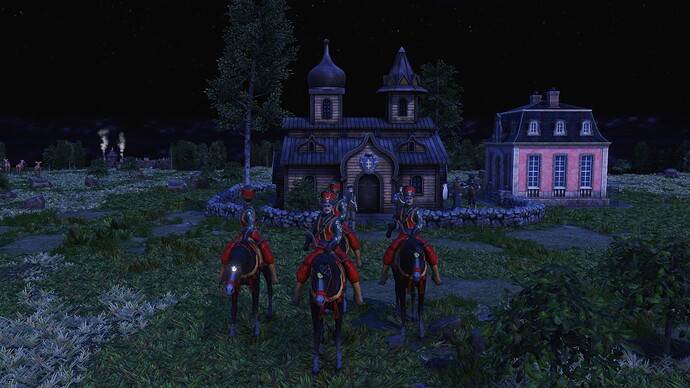 AoE III DE House of Jagiellon Lipka Tatar during the night