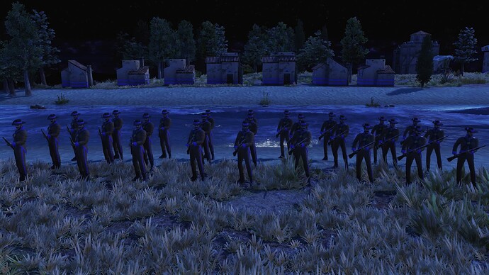 AoE III DE Portuguese Ordinance Rifleman during the night